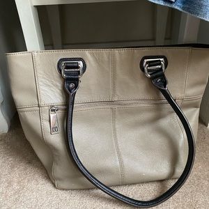 Beige handbag